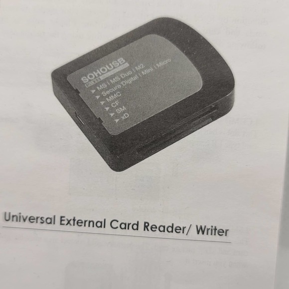 Universal external card reader/writer PC & MAC - Picture 5 of 9